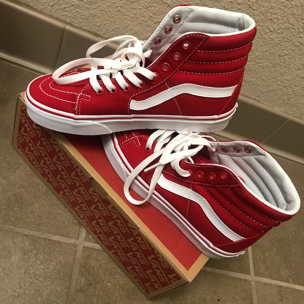 Vans, Red Sk8-Hi